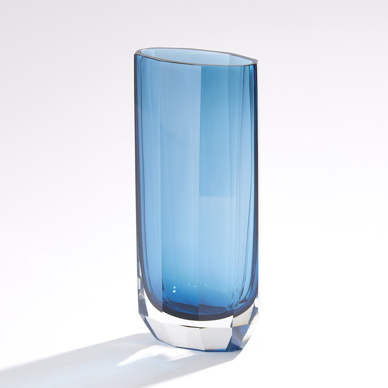 Jewel Vase-Tall, Blue