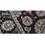Wool Oriental Area Rug in Wine/Black/Yellow/Green