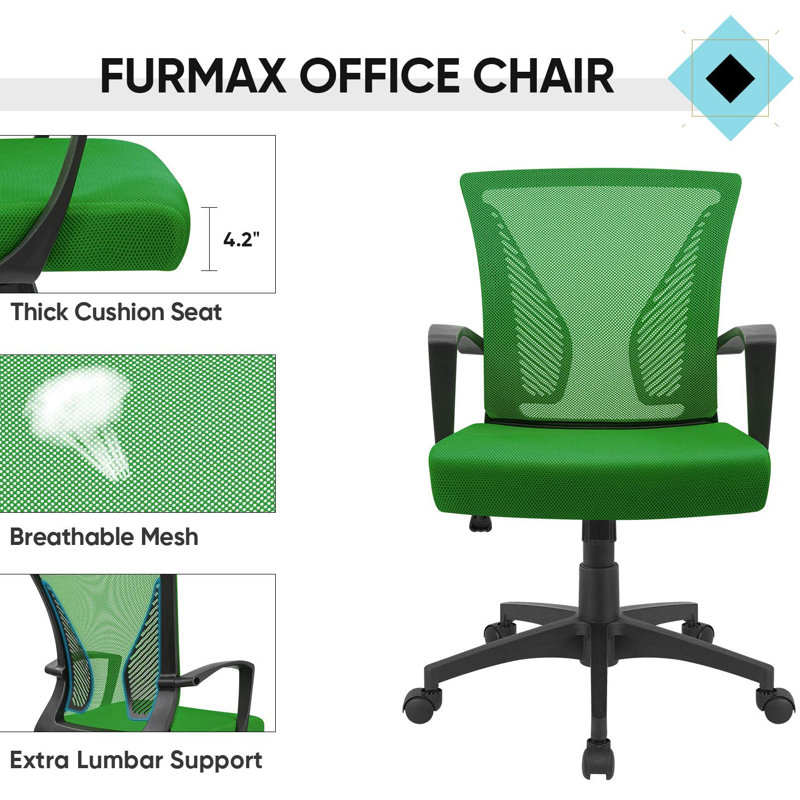 Chair Task Chair, Green/Black
