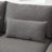 100.2" L-shaped linen sofa with ottoman-223523160