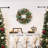 24 " Pre-Lit Handmade Mixed Greenery Wreath