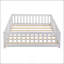 Lit de plancher avec porte-1169568475