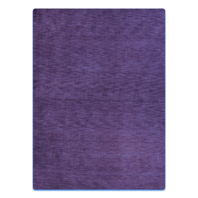 Tapis Manns en laine tissée à la main, écologique - 3 m x 4 m, rectangulaire | Couleur violette | Motif uni | Tapis de salon, chambre