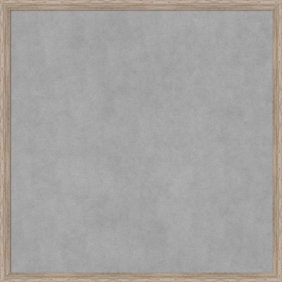 Hardwood Wedge White Wash Framed Magnetic Board