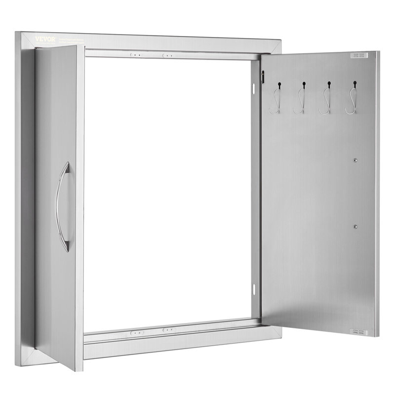 VEVOR 24x24 Inch BBQ Island Access Door Outdoor Kitchen Door Stainless Steel