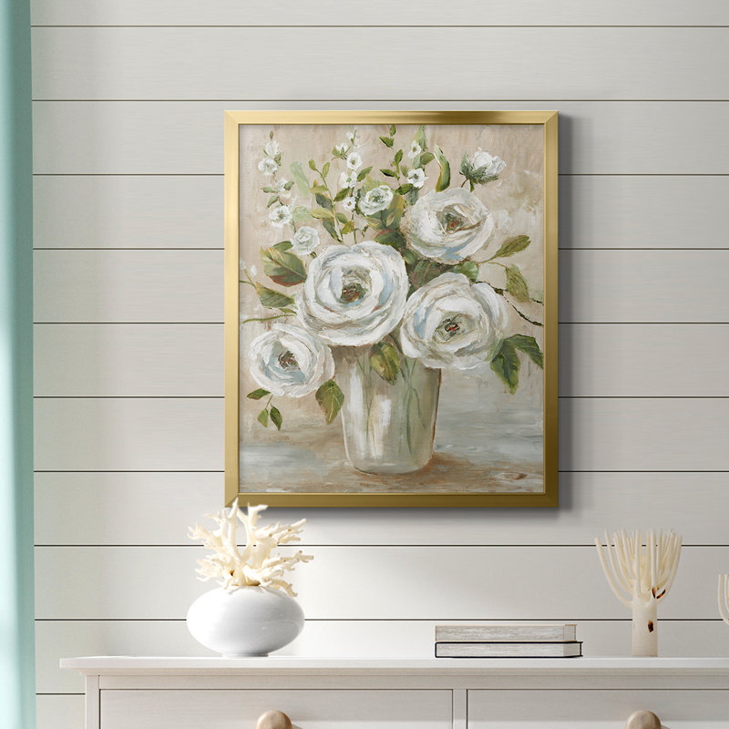 Toile encadrée de qualité supérieure Astor Place - prête à être accrochée, Or, H 20 po x l 16 po