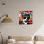 Élégant motif de graffiti sur toile, art graffiti par Art Remedy-107837237-107837252