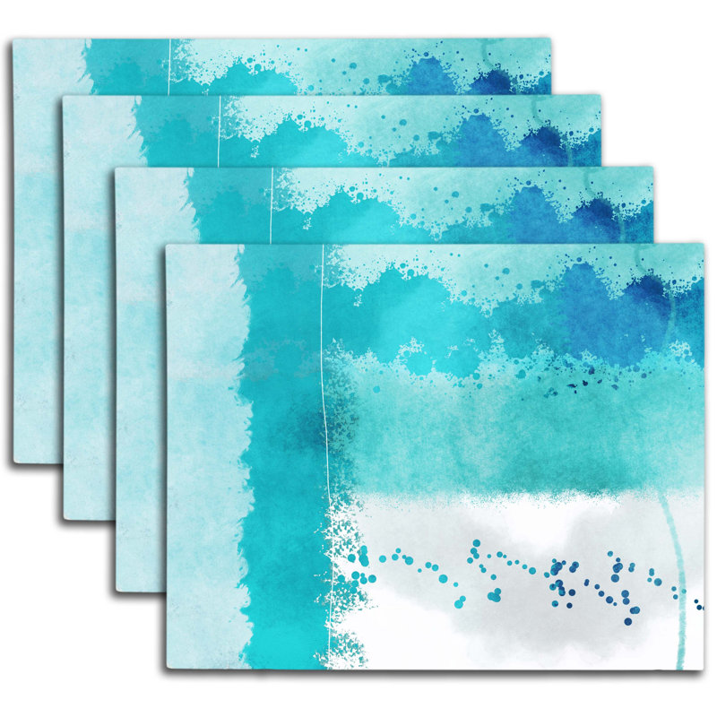 Incroyable ensemble de 4 napperons 14 x 18
