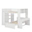 Lit mezzanine double avec lit autonome, armoire, bureau et tablettes-1351796566