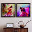 Danseuse - ensemble de 2 peintures sur toile encadrées-883619128-883619133