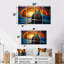 «Colorful Sunrise», ensemble d'art mural sur toile-1741967718