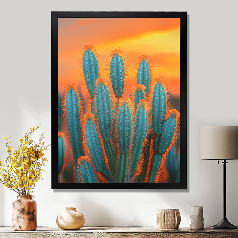 Mariques - art mural sur toile florale, H 20 po x l 12 po, Reproduction encadrée sans passe-partout, Noir, noir, noir, noir