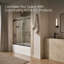 Porte de baignoire de dérivation 59,62 "x 62" avec technologie CleanCoat Levity-60716793-36664196
