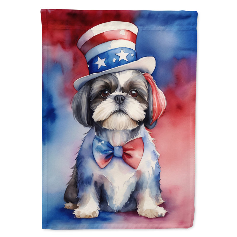 Drapeau patriotique du jardin américain, Shih tzu