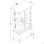 Vitrine lumineuse Curio Cabinet
