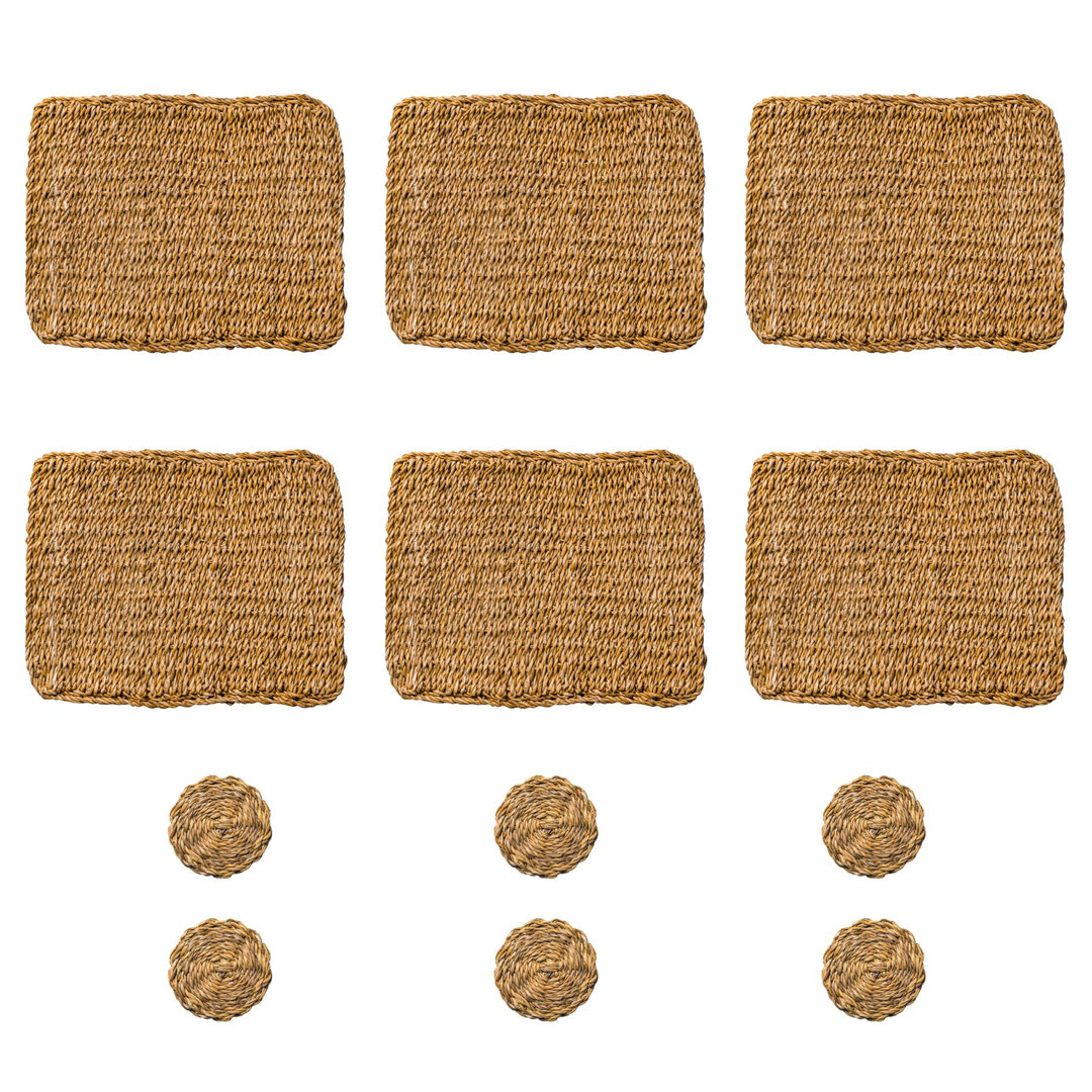 Jute Solid Colour Rectangle Placemat
