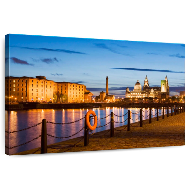 Albert Dock Waterfront, 32" H x 48" W