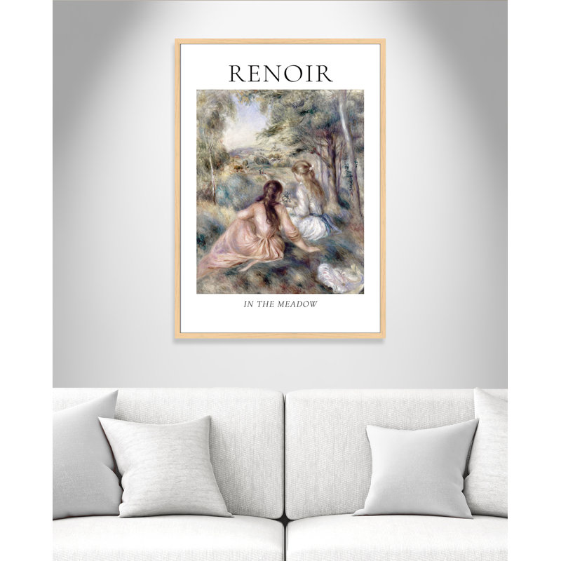 Collection «Old the prairie» par Auguste Renoir, Cadre photo naturel naturel, Non, H 55 po x l 39 po x P 1,25 po
