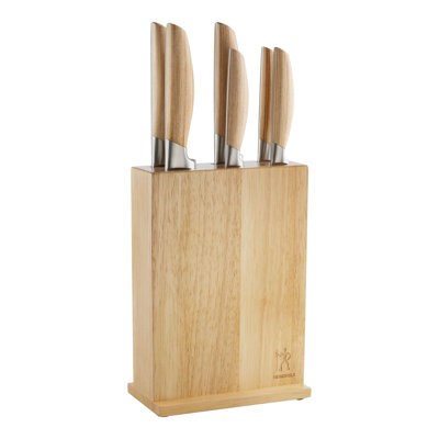 Ensemble de 7 couteaux Henckels Pakka, nature