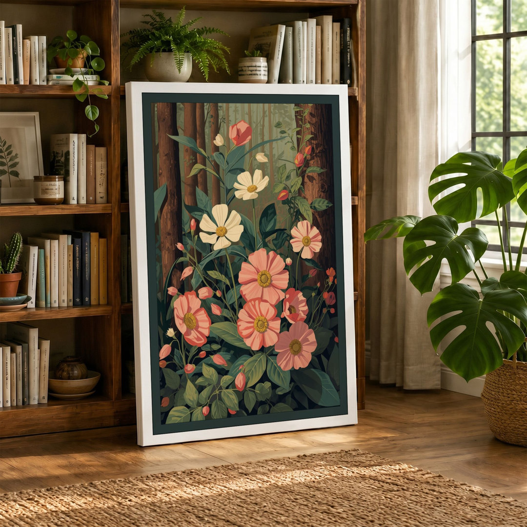 Wildflower Meadow Botanical - Wrapped Canvas