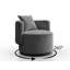 Bernella Upholstered Swivel Armchair-265139758