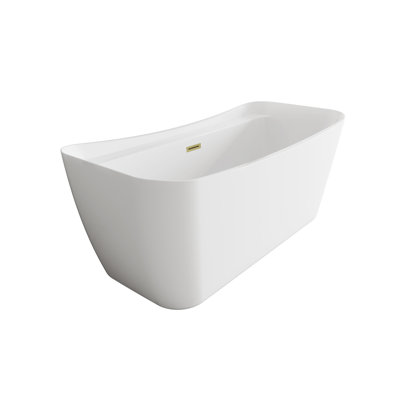 Dezra 59" Freestanding Soaking Bathtub