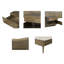 Queen Size Platform Bed Frame With Live-Edge Headboard And Built-In Nightstands/Drawers, Perfect For Modern And Rustic Decor