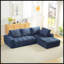 Canapé modulaire surdimensionné en L FAUX FUR-1308186744