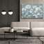  «Spring Blossoms 2 Slate Blue» par Danhui Nai, art mural sur toile, 60 po x 40 po