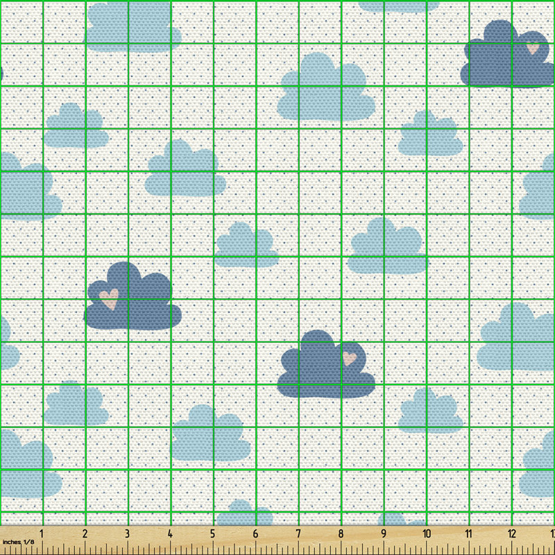 Charlisa Cumulus Simplistic Cartoon Multi-Purpose Fabric