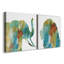 «Painterly Elephant», ensemble de 2 reproductions sur toiles tendues-948888638