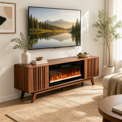 TV Stand Fireplace for TVs up to 85" Fireplace