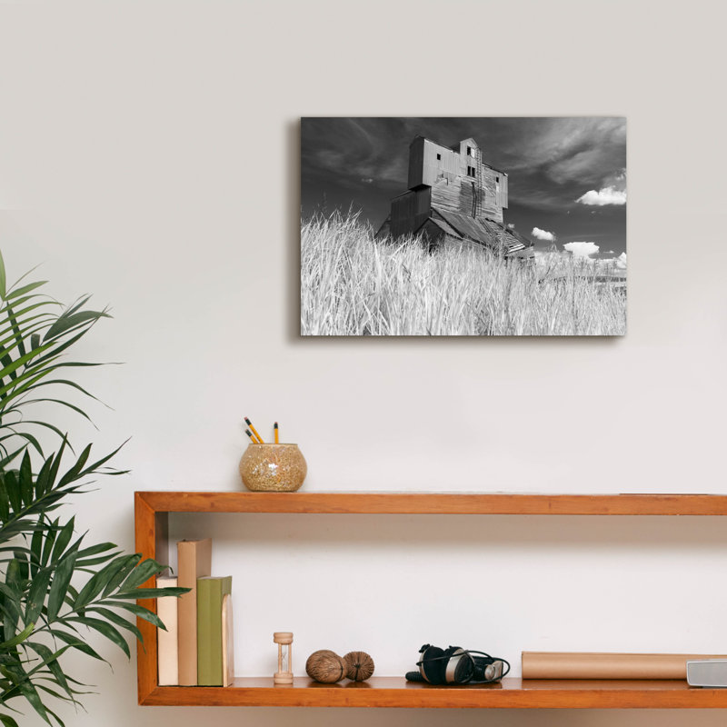 «Abandone Grain Elevator In The Palouse» par Rick Berk, art mural sur toile