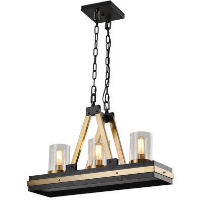 Braggs 3 - Light Kitchen Island Pendant