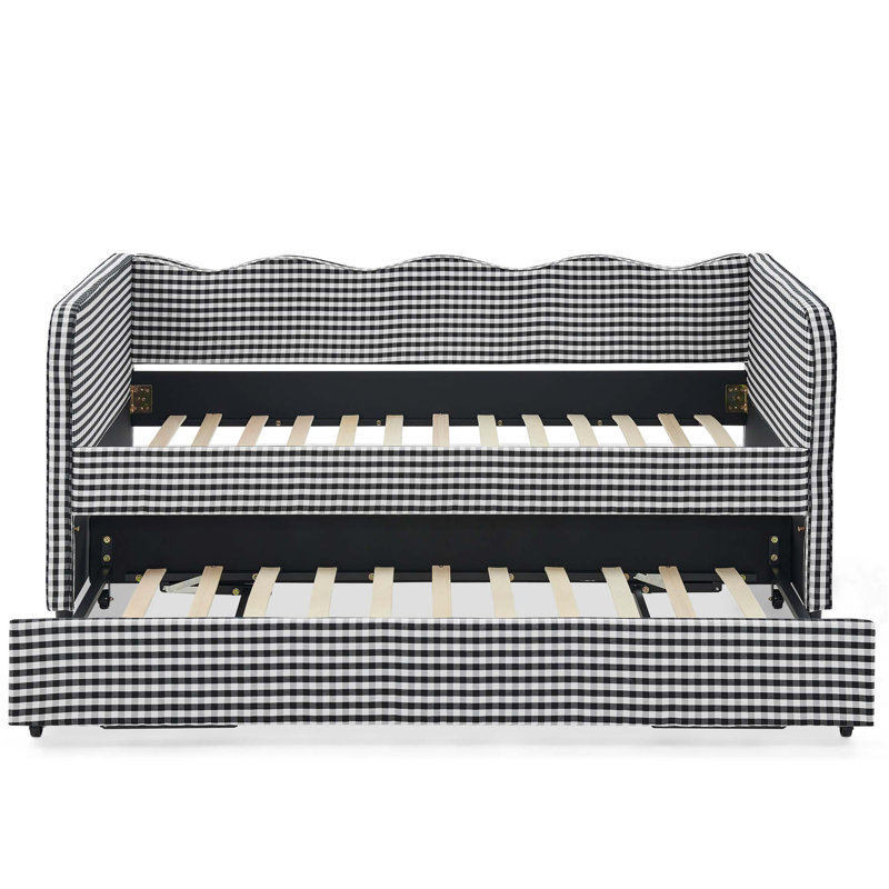 Lit de jour convertible polyvalent avec rangement intégré, Black