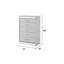 Commode 5 tiroirs Glam