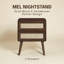 Table de chevet NTC MEL-125492174-125492175
