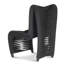 Seat Belt Dining Chair High Back Black