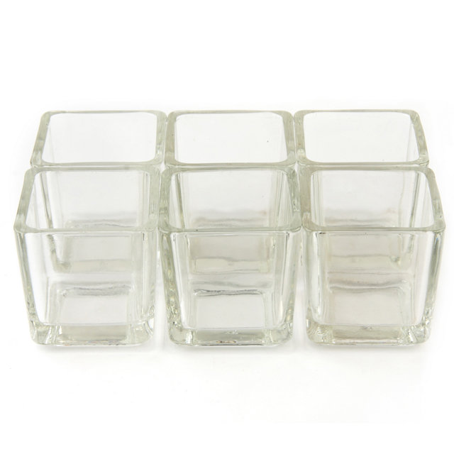 Porte-votive carré en verre