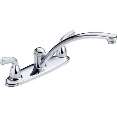 Two Handle Kitchen Faucet In Chrome