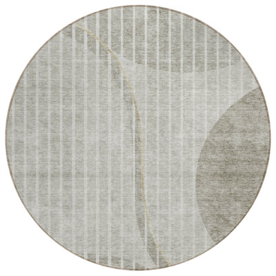 Chevella Washable Striped Indoor / Outdoor Rug