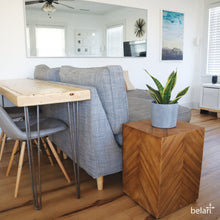 Belari Solid Wood Accent Stool
