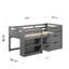 Twin Loft Bed With Storage In Grey Style - Efficiently Organize Your Bedroom A Ample Capacity Enhance Bedroom's Potential