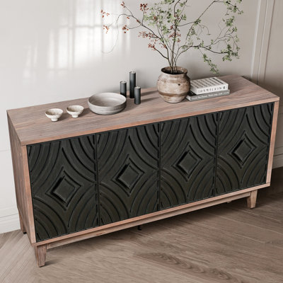 Armoire de rangement en bois Rebecka