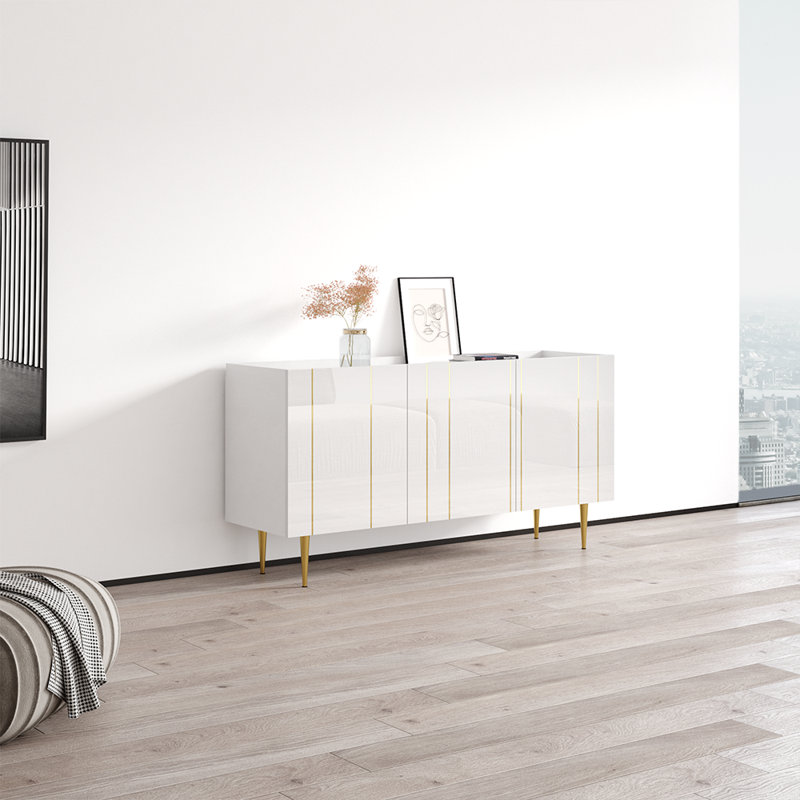Buffet blanc 61,9 po Nile, Blanc