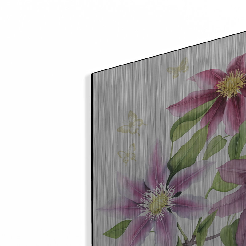 «Clematis Climb II» par Grace Popp, H 12 po x l 12 po