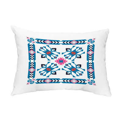 Jodhpur Border Outdoor Rectangular Pillow Cover & Insert