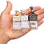 Luminaire suspendu pour bouteille de parfum