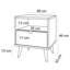 38 cm W Bedside Table-1999894236