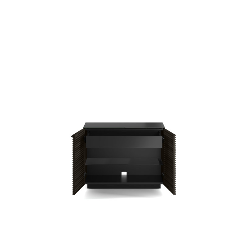 Corridor Accent Cabinet, Charcoal/Stained Ash